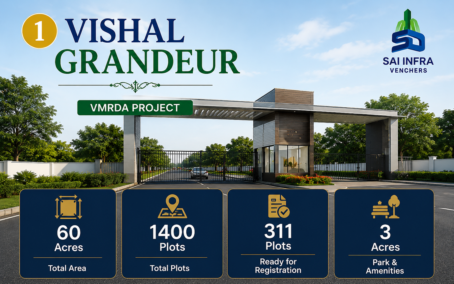 Vishal Granduer - Premium Villa Plots Near Bhogapuram Airport Vizag